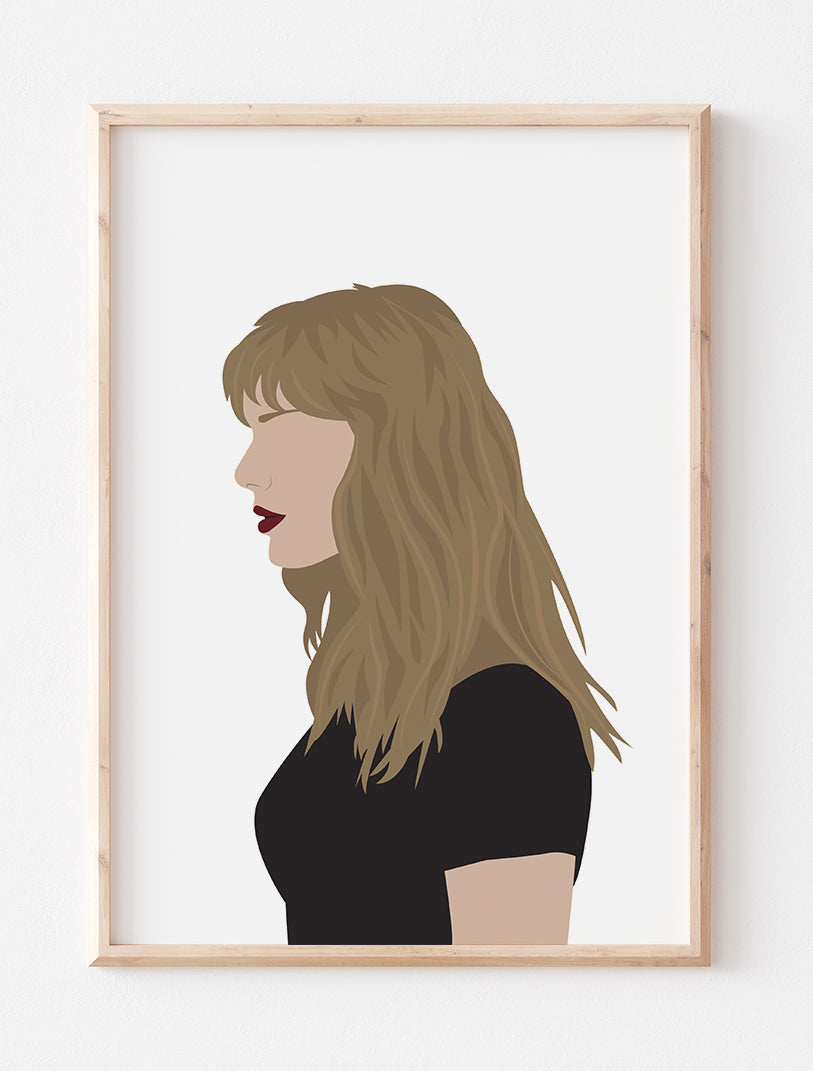 Taylor Swift Minimalist Album Cover Poster