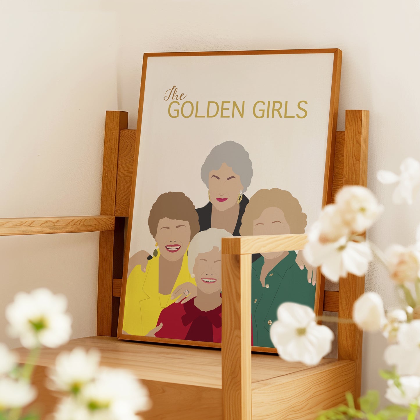 Golden Girls Minimalist Art Print