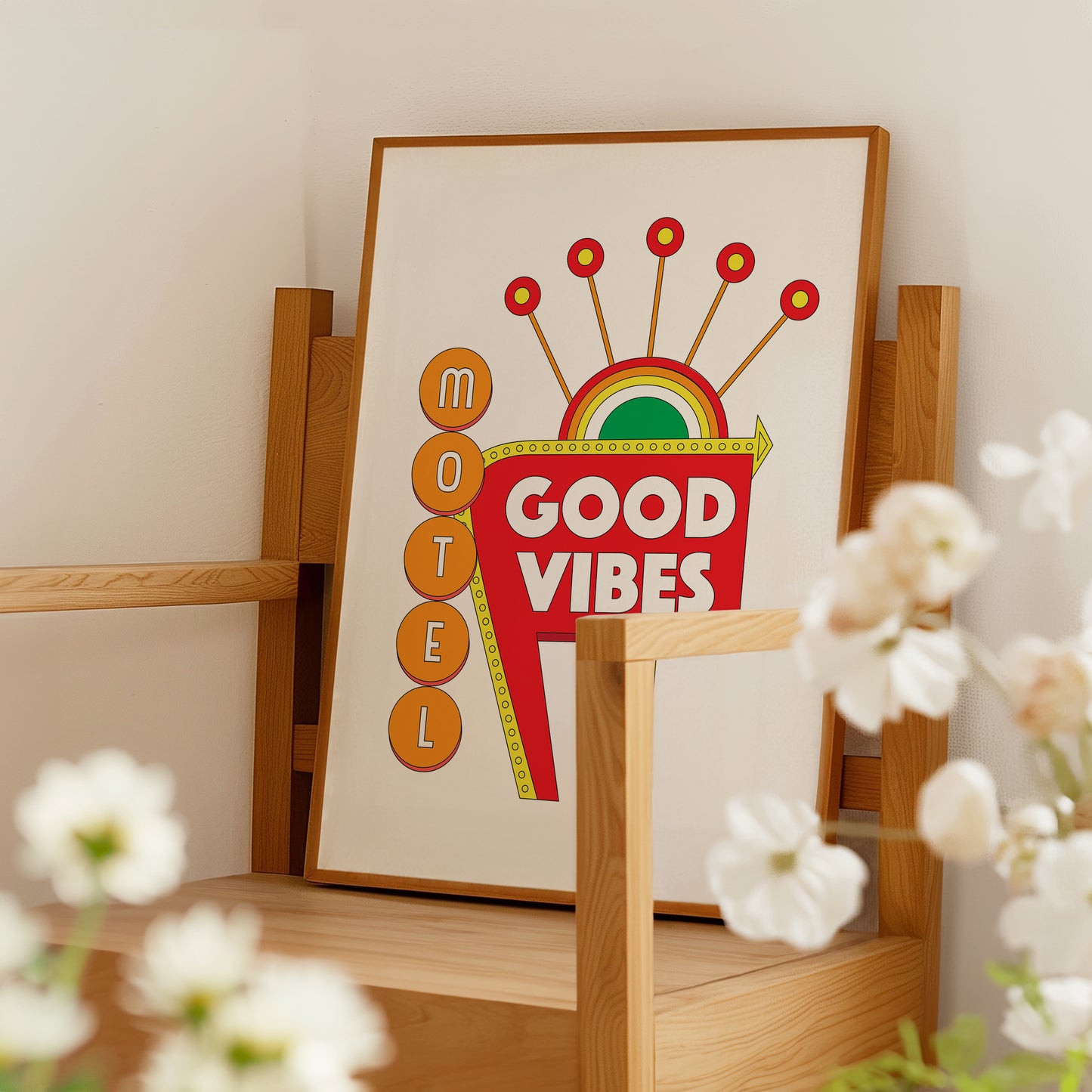 Good Vibes Motel Art Print