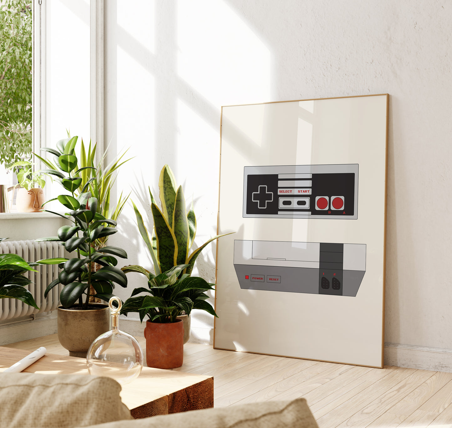 Game Console - NES Art Print