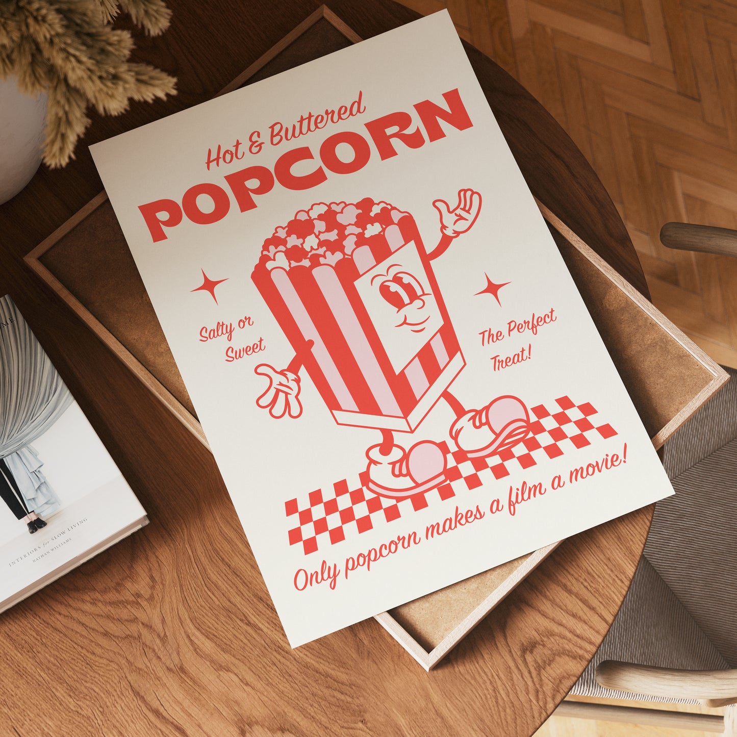 Retro Popcorn Print