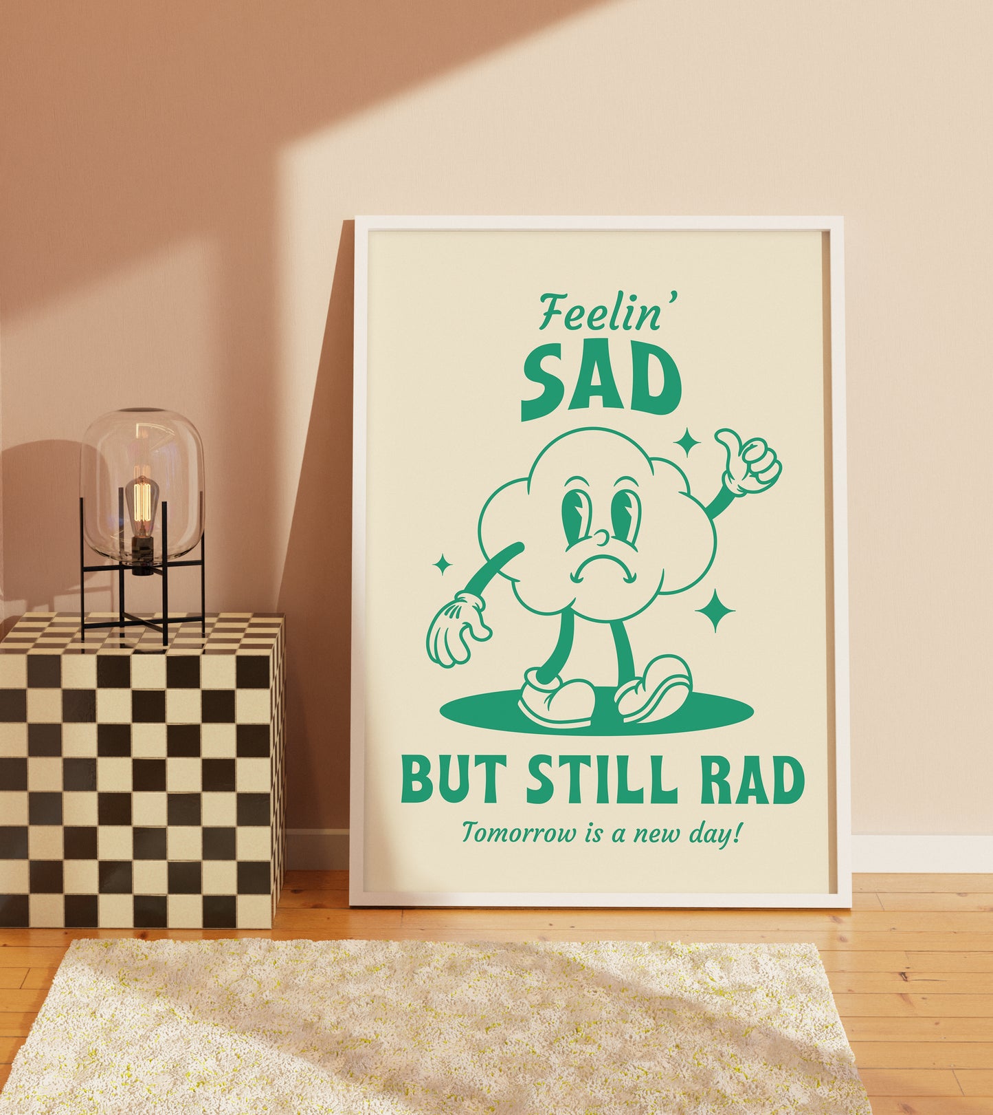 Sad But Still Rad Art Print