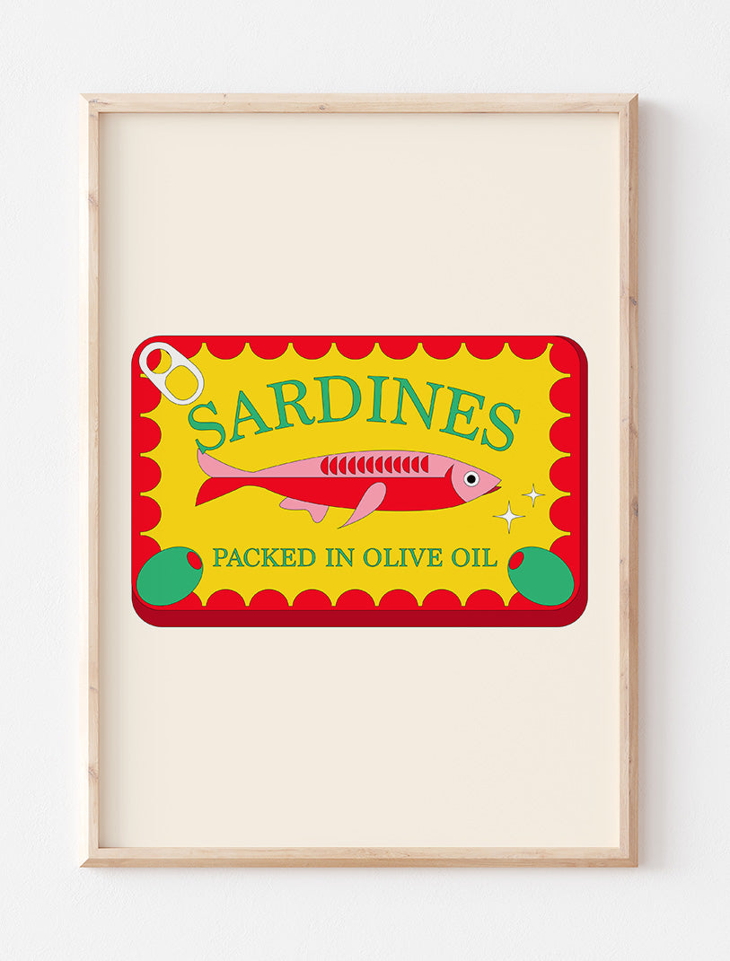 Sardines Art Print