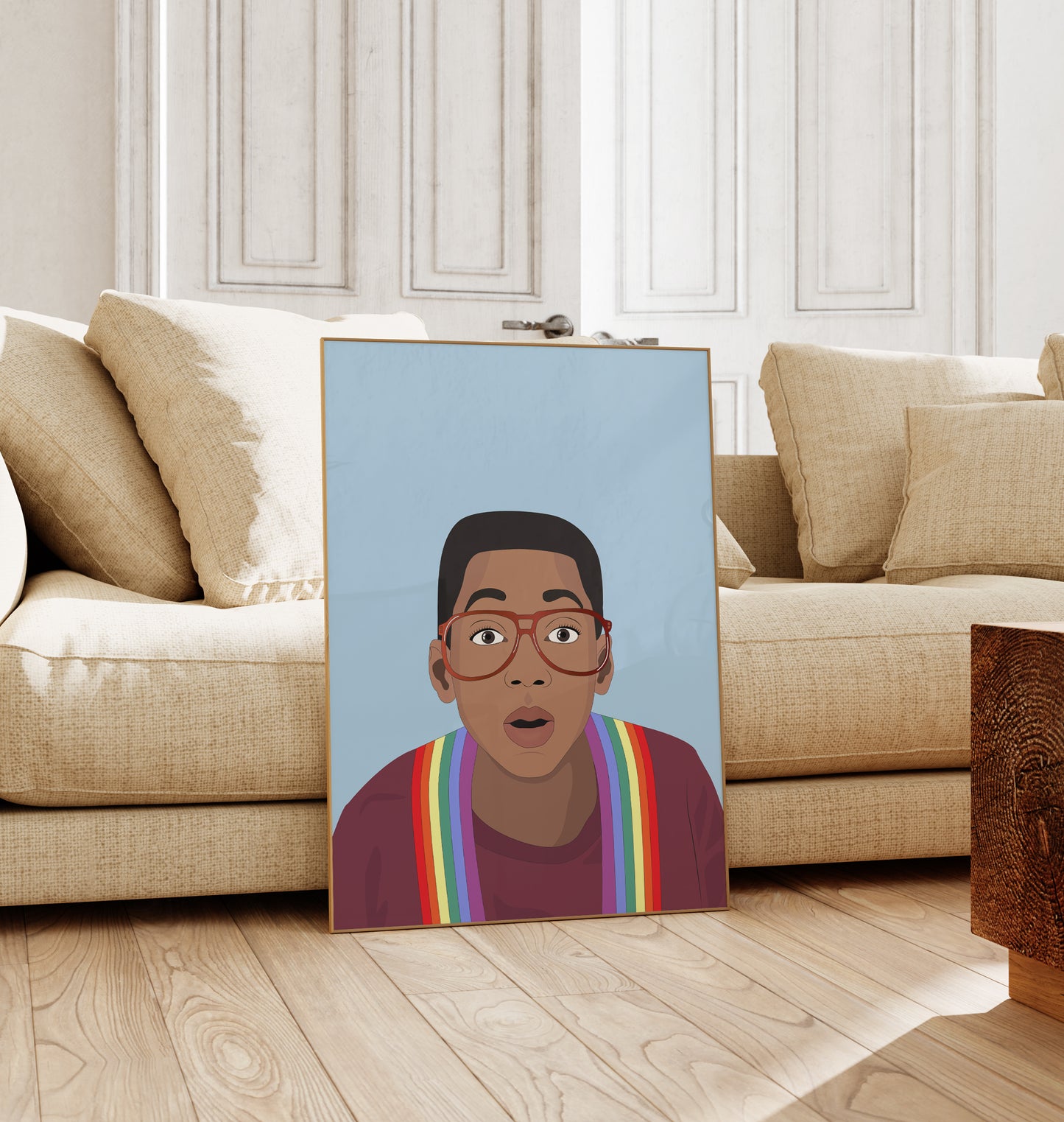 Steve Urkel Art Print