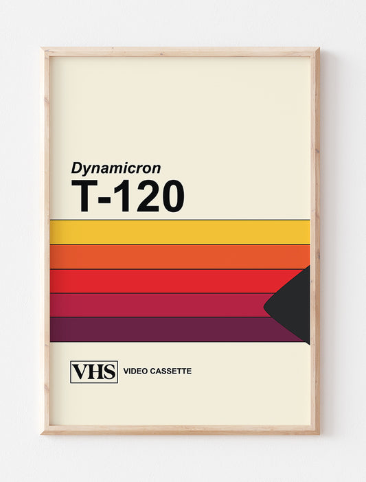 VHS (Video Tape) Minimalist Art Print